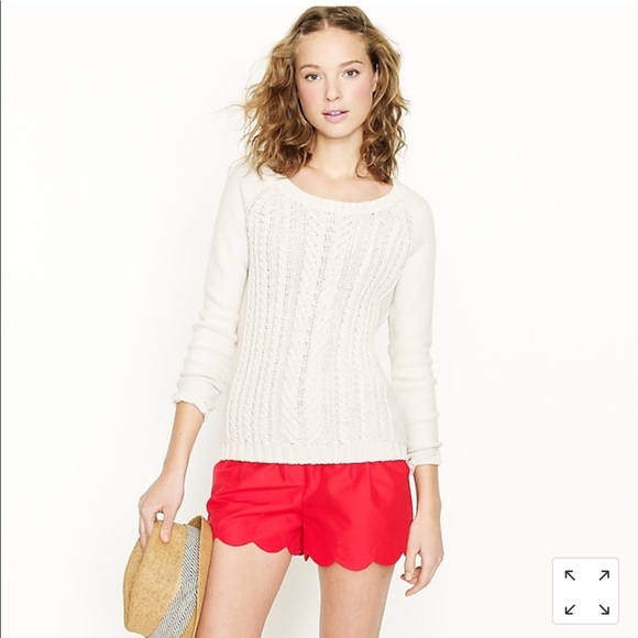 J. Crew Sweaters - J. Crew | Cotton Cable Knit Sweater